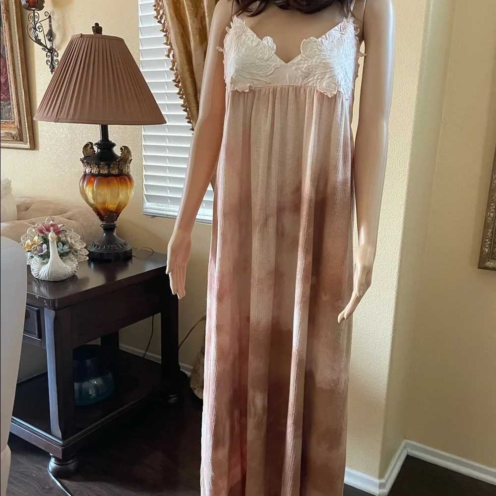 Zara Tie Dye MIDI/ Maxi Dress - Picture 9 of 12